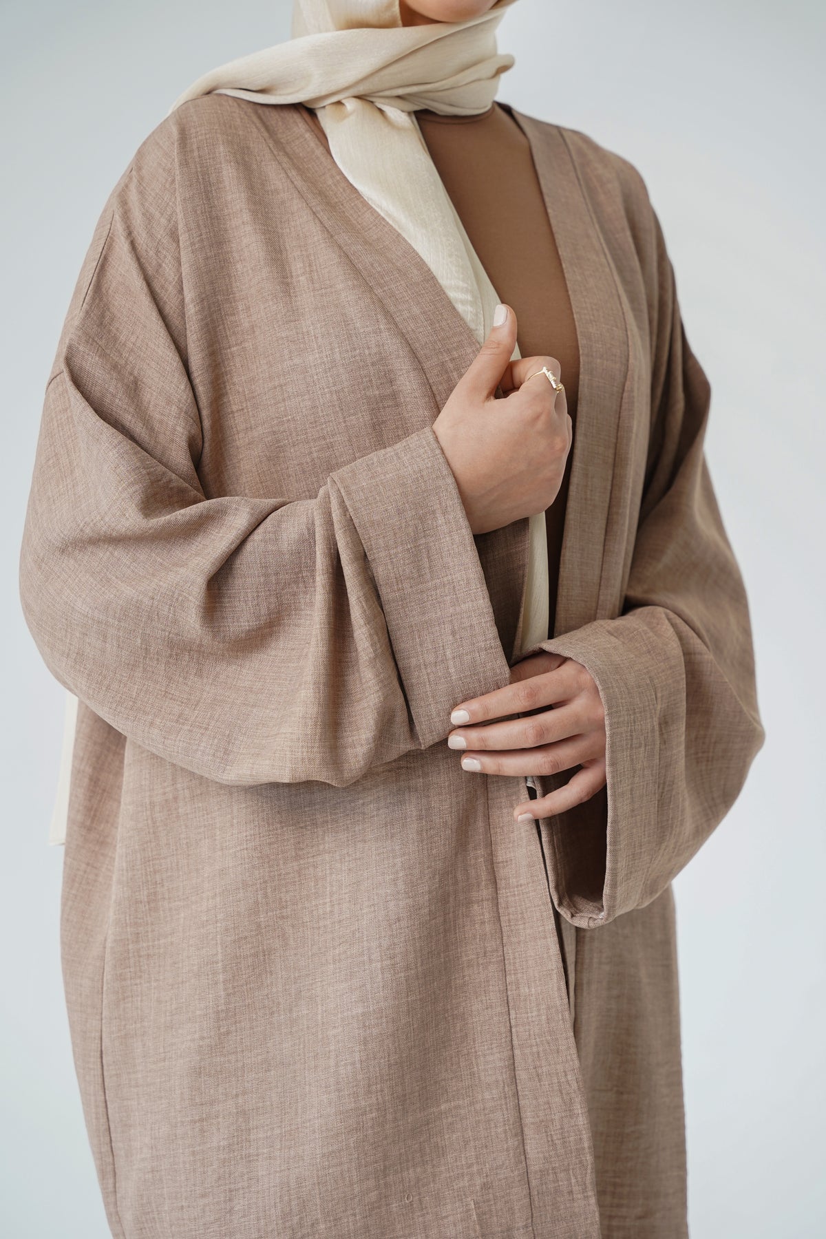 Nisaje Top & Bottom Set – Brown