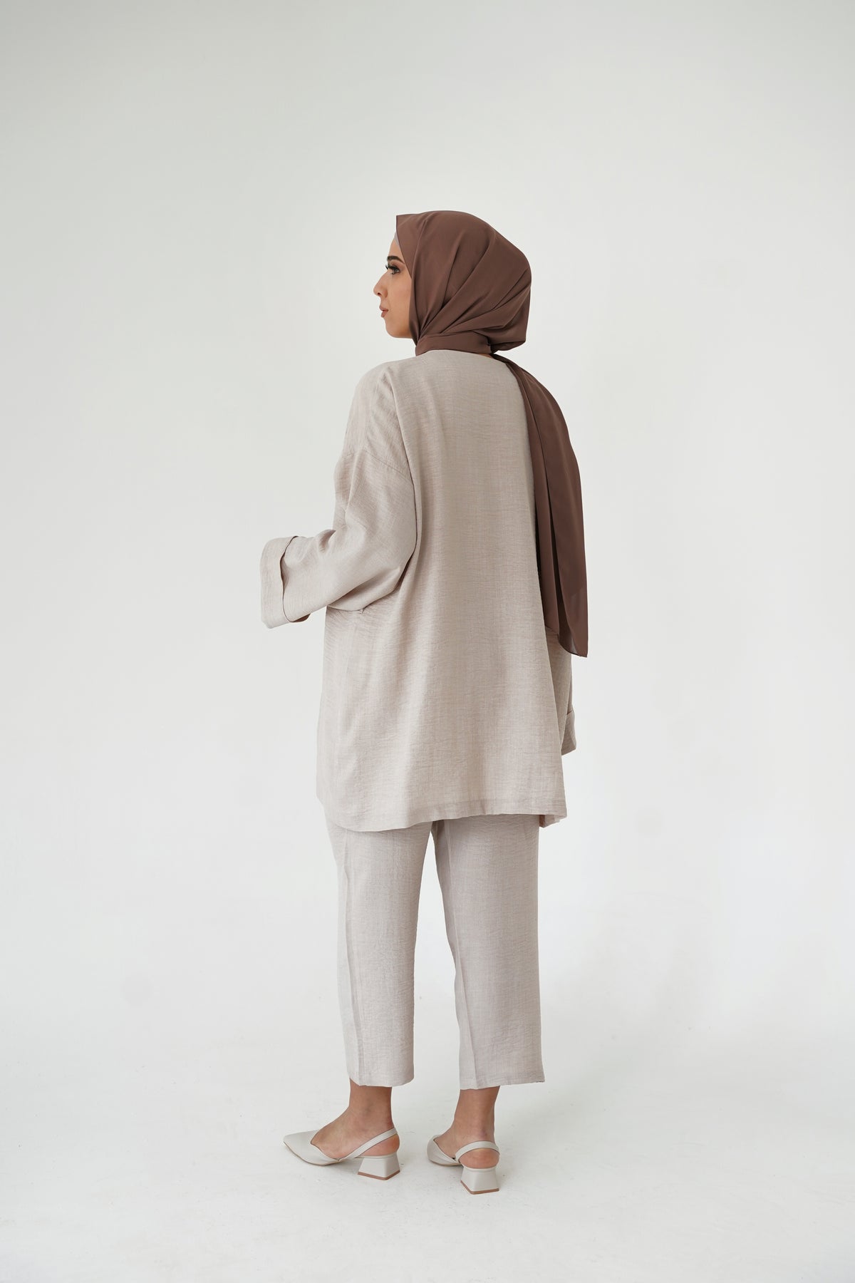 Nisaje Top & Bottom Set – Ecru