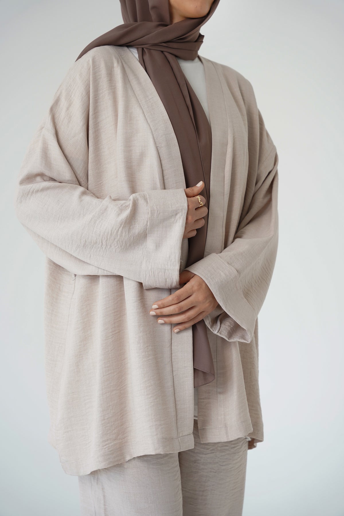 Nisaje Top & Bottom Set – Ecru